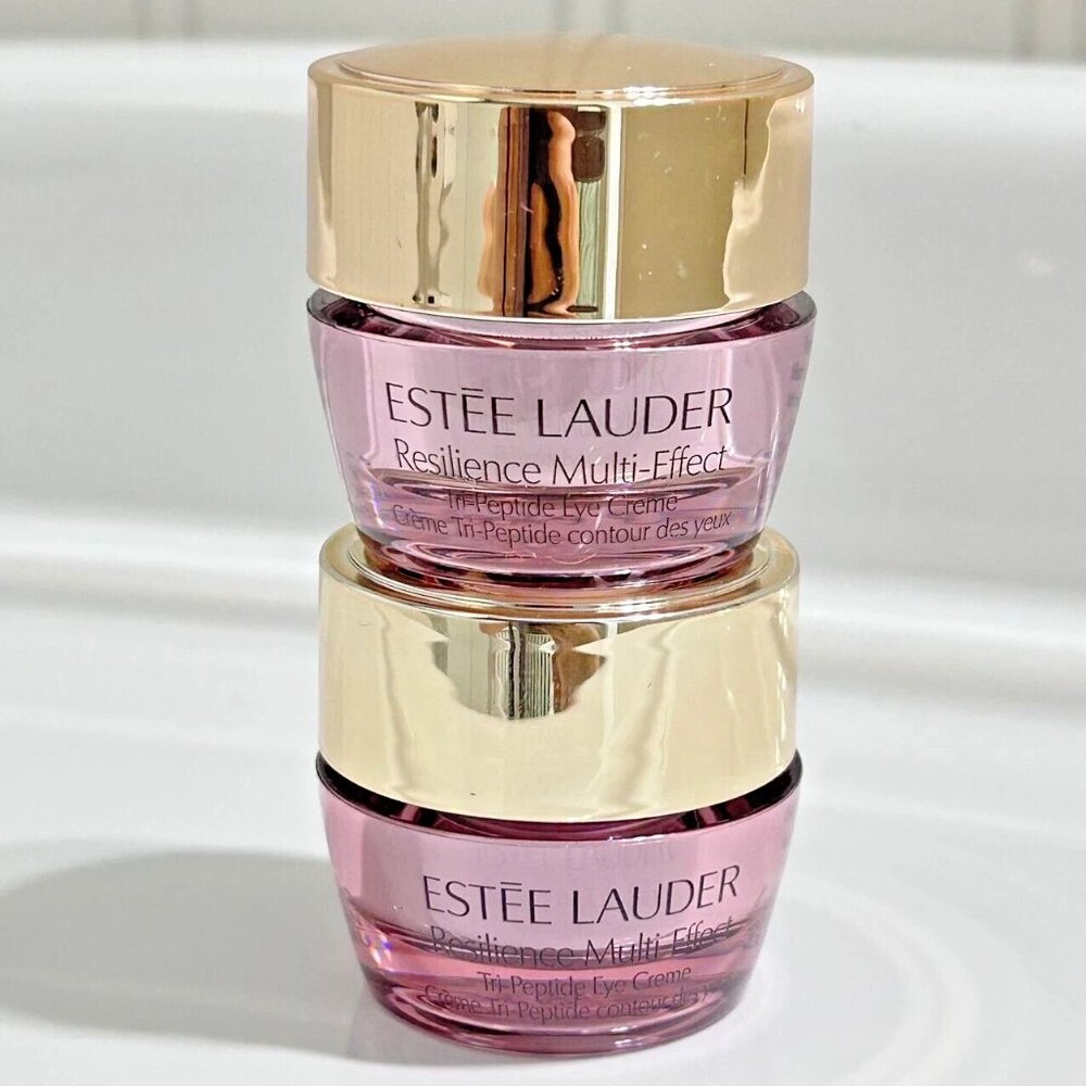 New 2X Estee Lauder Resilience Multi-Effect Peptide Eye Creme~0.17 oz/5 ml each